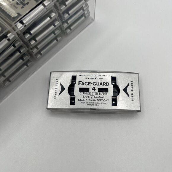 Vintage Safe-T-Guard Razor Blades American Safety Teflon USA Made Lot 22 Sets - Picture 2 of 4